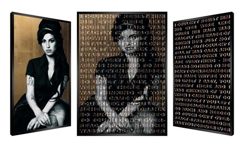 Golden Amy by Patrick Rubinstein - Kinetic Original on Board